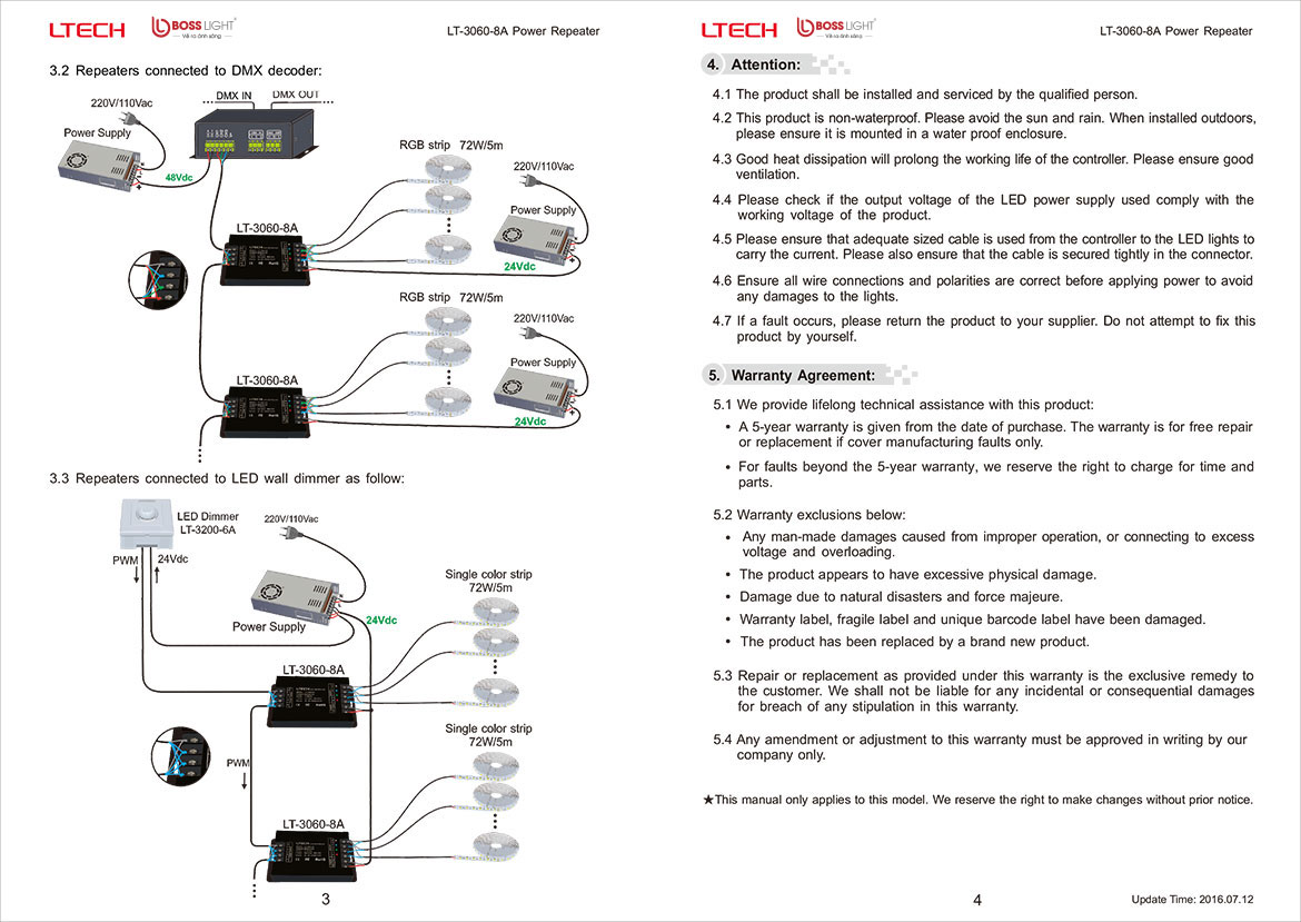 CV Power Repeater LT-3060-8A