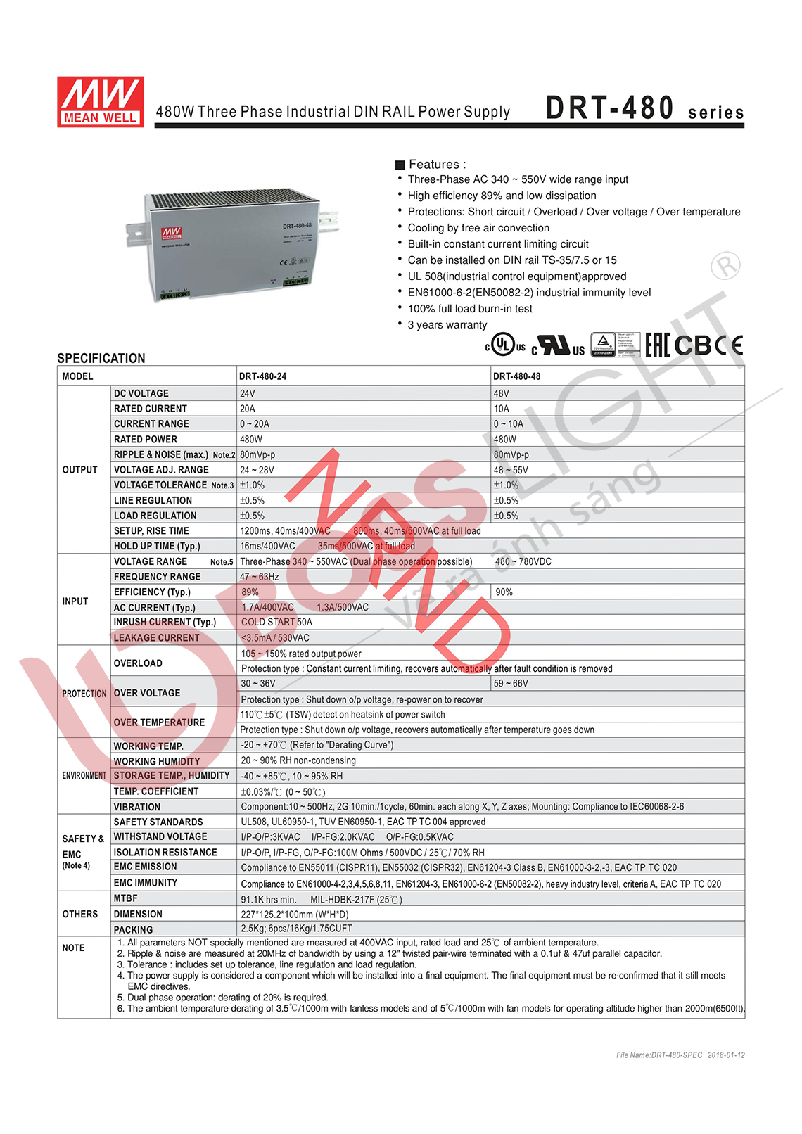 DRT-480W